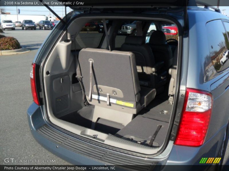Olive Gray Metallic / Gray 2008 Kia Sedona LX