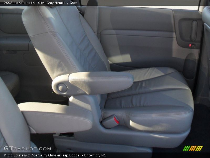 Olive Gray Metallic / Gray 2008 Kia Sedona LX
