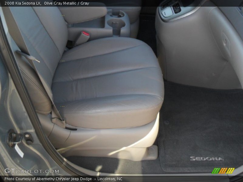 Olive Gray Metallic / Gray 2008 Kia Sedona LX