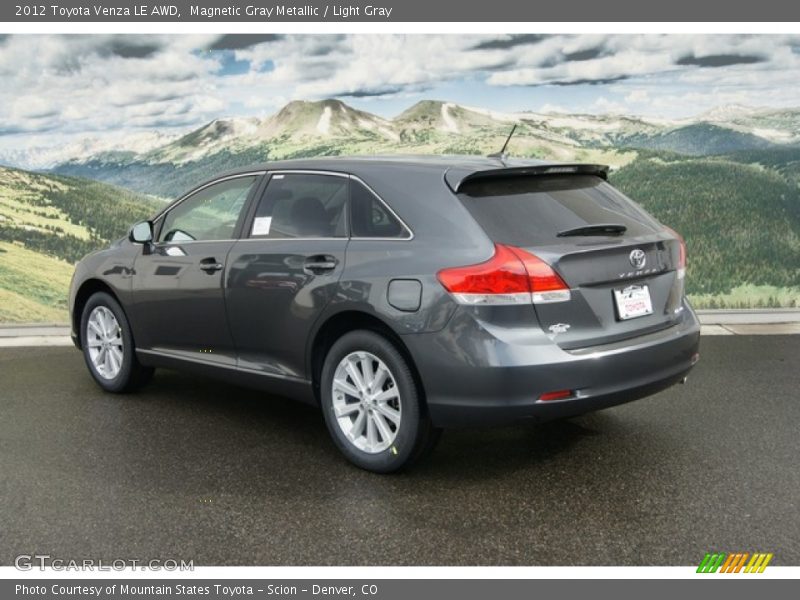 Magnetic Gray Metallic / Light Gray 2012 Toyota Venza LE AWD