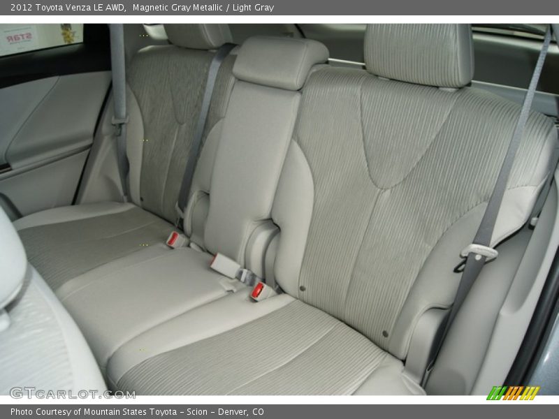 Magnetic Gray Metallic / Light Gray 2012 Toyota Venza LE AWD