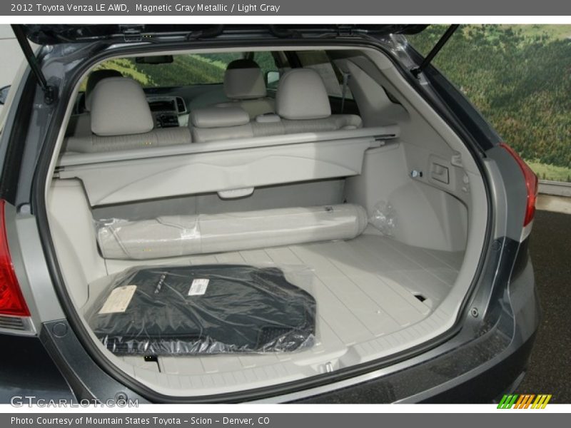 Magnetic Gray Metallic / Light Gray 2012 Toyota Venza LE AWD