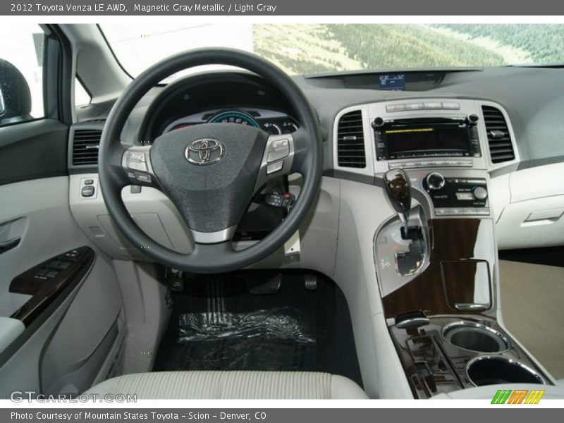 Magnetic Gray Metallic / Light Gray 2012 Toyota Venza LE AWD