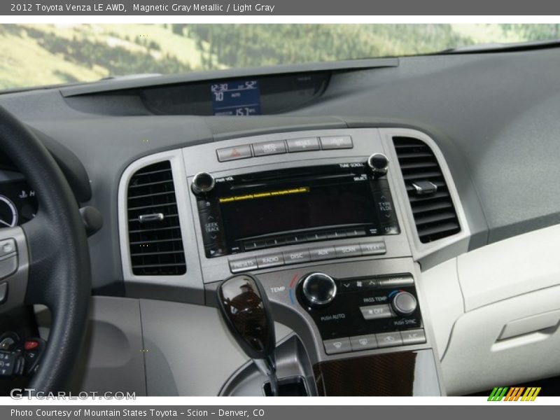 Magnetic Gray Metallic / Light Gray 2012 Toyota Venza LE AWD