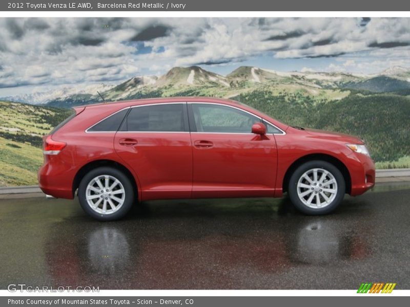 Barcelona Red Metallic / Ivory 2012 Toyota Venza LE AWD