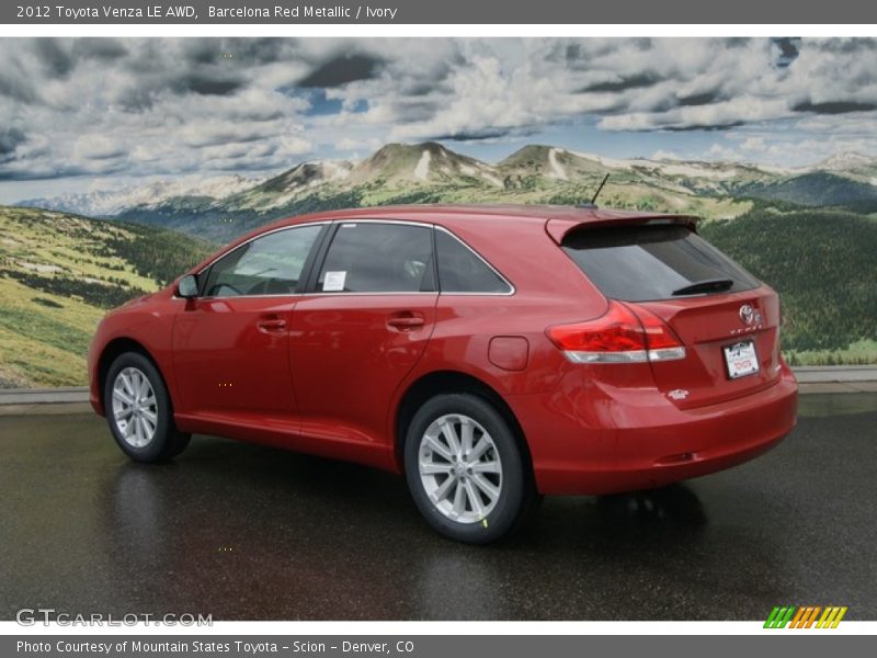 Barcelona Red Metallic / Ivory 2012 Toyota Venza LE AWD