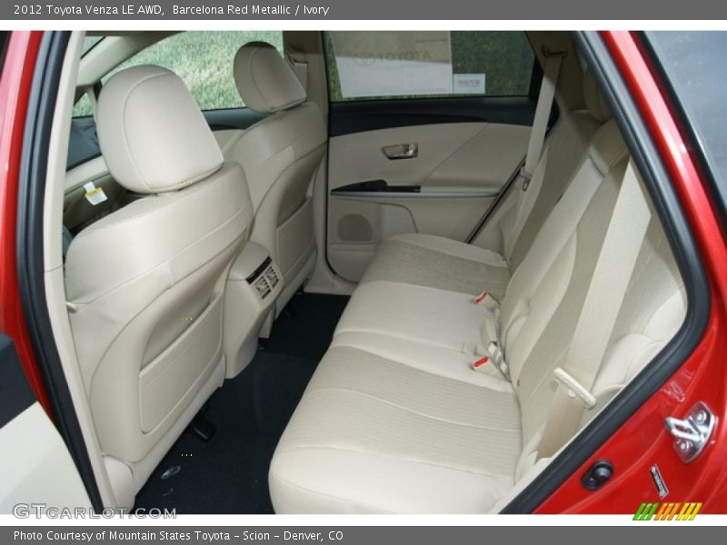Barcelona Red Metallic / Ivory 2012 Toyota Venza LE AWD