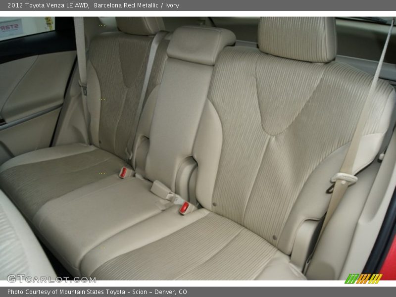 Barcelona Red Metallic / Ivory 2012 Toyota Venza LE AWD