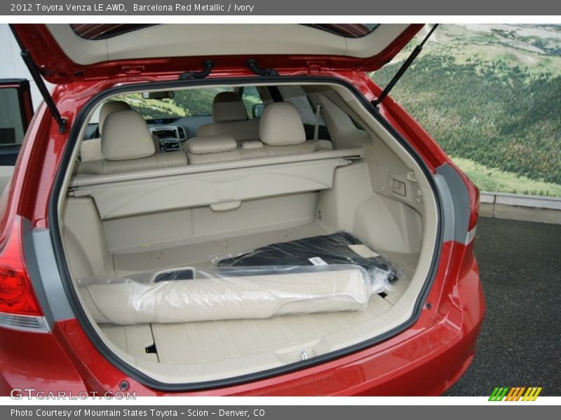 Barcelona Red Metallic / Ivory 2012 Toyota Venza LE AWD