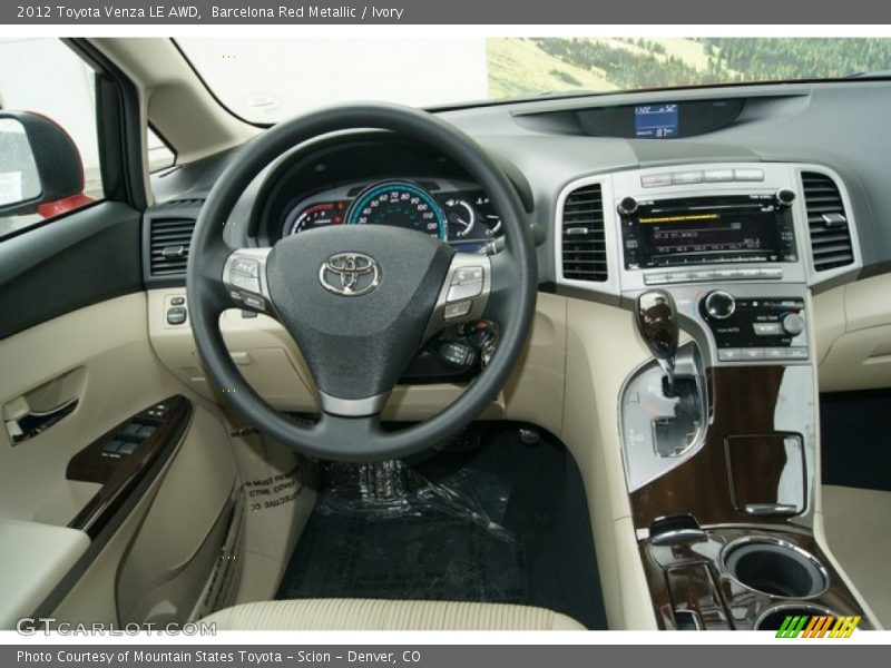 Barcelona Red Metallic / Ivory 2012 Toyota Venza LE AWD