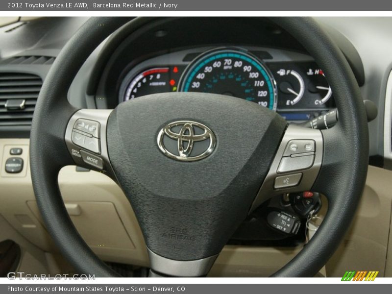 Barcelona Red Metallic / Ivory 2012 Toyota Venza LE AWD