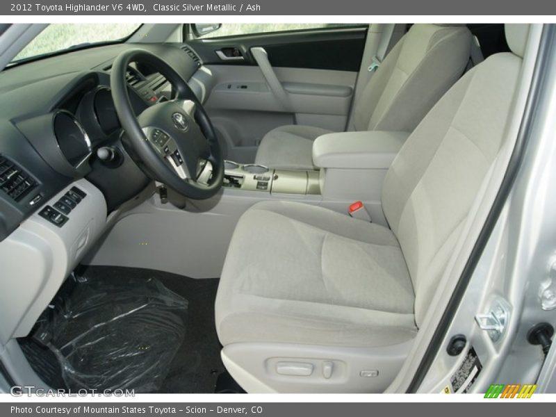 Classic Silver Metallic / Ash 2012 Toyota Highlander V6 4WD
