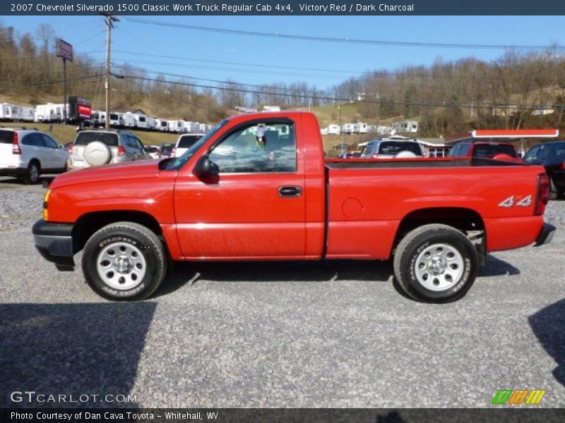  2007 Silverado 1500 Classic Work Truck Regular Cab 4x4 Victory Red