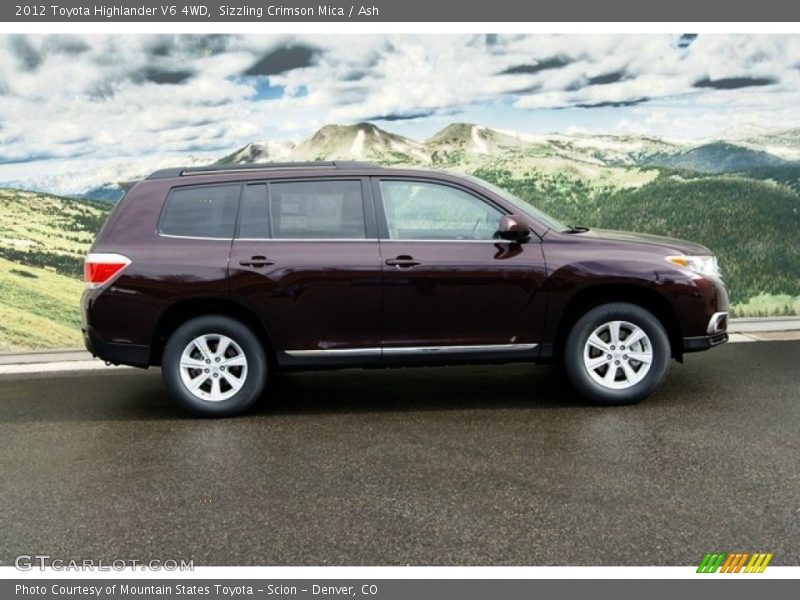 Sizzling Crimson Mica / Ash 2012 Toyota Highlander V6 4WD