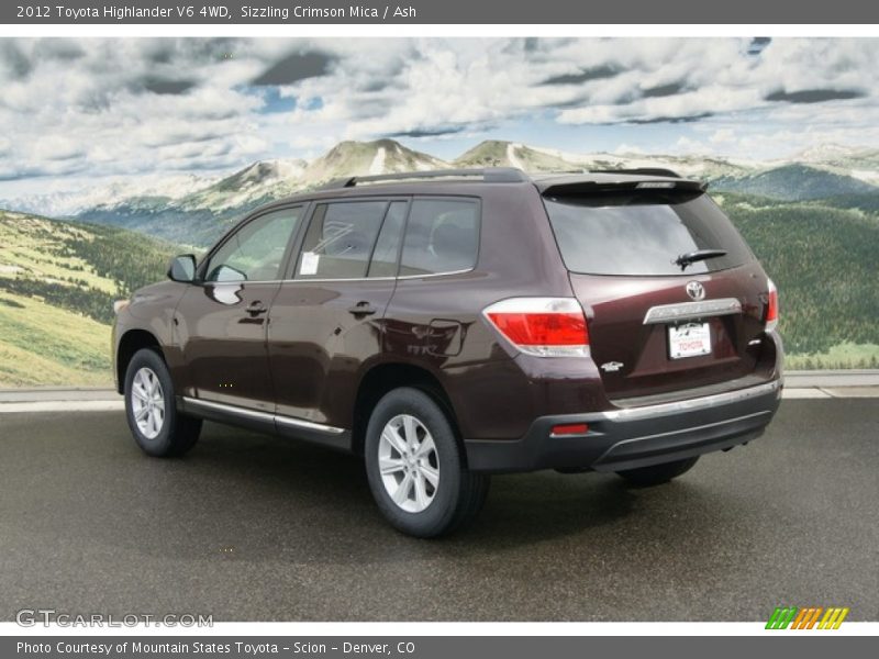 Sizzling Crimson Mica / Ash 2012 Toyota Highlander V6 4WD