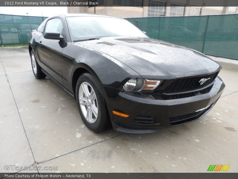 Black / Charcoal Black 2012 Ford Mustang V6 Coupe