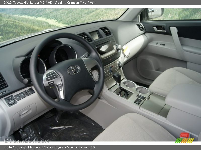 Sizzling Crimson Mica / Ash 2012 Toyota Highlander V6 4WD