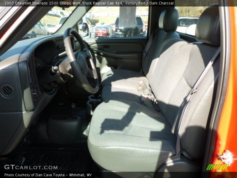 Victory Red / Dark Charcoal 2007 Chevrolet Silverado 1500 Classic Work Truck Regular Cab 4x4