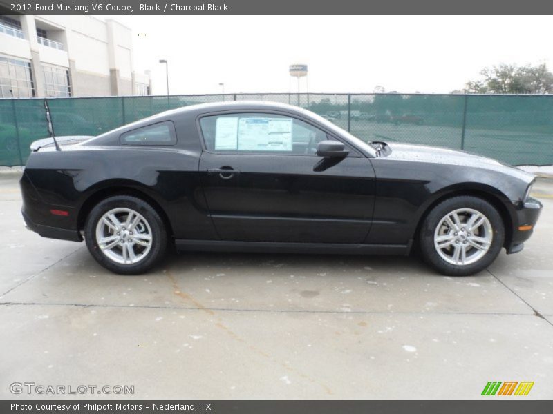 Black / Charcoal Black 2012 Ford Mustang V6 Coupe