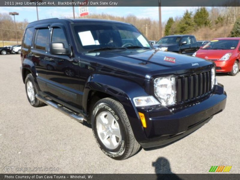 Blackberry Pearl / Dark Slate Gray 2011 Jeep Liberty Sport 4x4