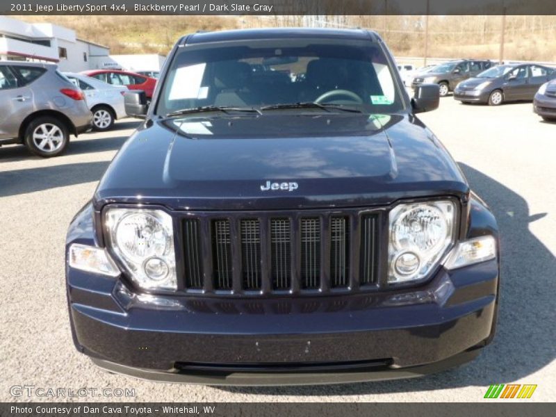 Blackberry Pearl / Dark Slate Gray 2011 Jeep Liberty Sport 4x4