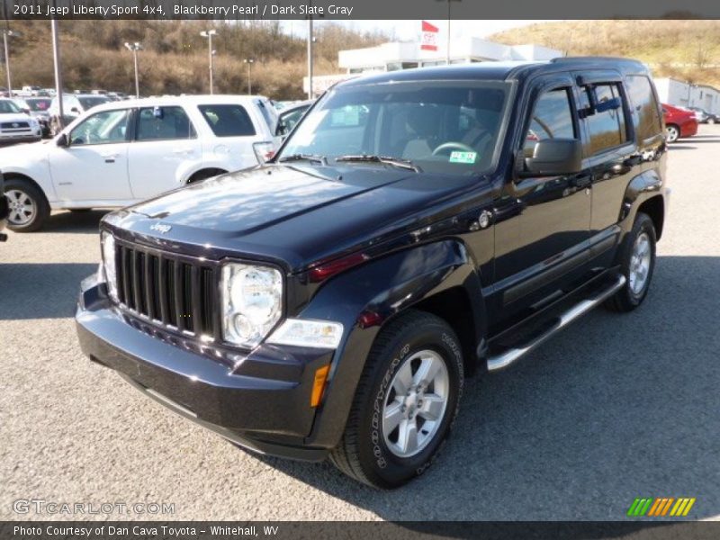 Blackberry Pearl / Dark Slate Gray 2011 Jeep Liberty Sport 4x4