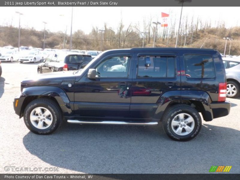 Blackberry Pearl / Dark Slate Gray 2011 Jeep Liberty Sport 4x4