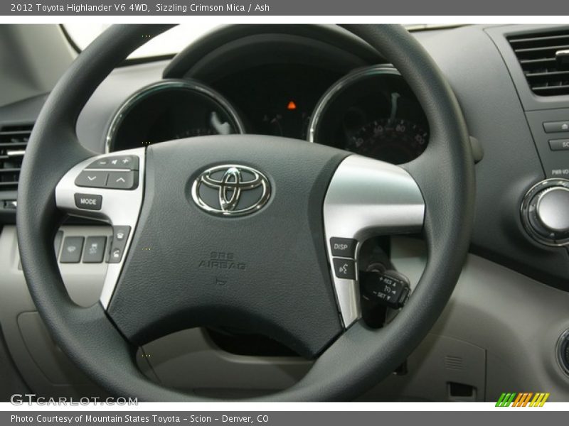 Sizzling Crimson Mica / Ash 2012 Toyota Highlander V6 4WD