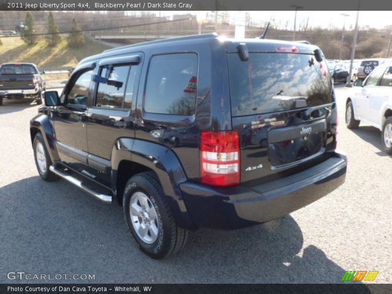 Blackberry Pearl / Dark Slate Gray 2011 Jeep Liberty Sport 4x4
