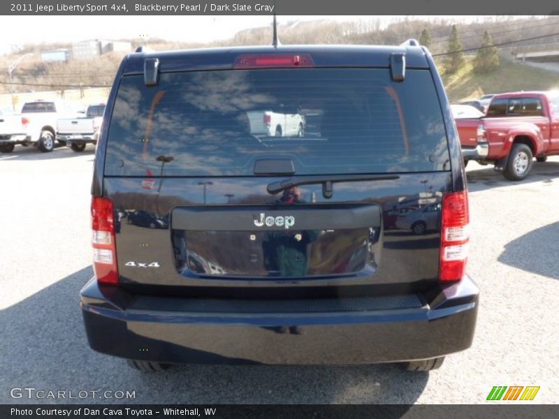 Blackberry Pearl / Dark Slate Gray 2011 Jeep Liberty Sport 4x4