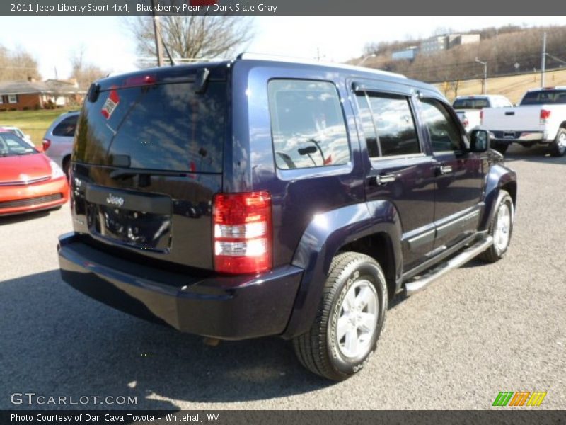 Blackberry Pearl / Dark Slate Gray 2011 Jeep Liberty Sport 4x4