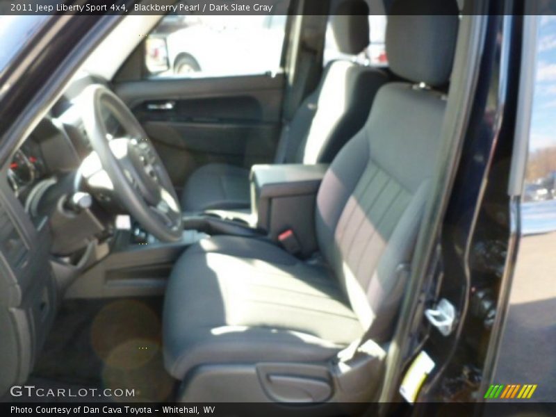 Blackberry Pearl / Dark Slate Gray 2011 Jeep Liberty Sport 4x4