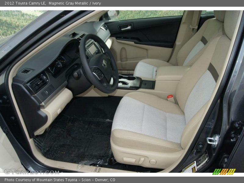Magnetic Gray Metallic / Ivory 2012 Toyota Camry LE