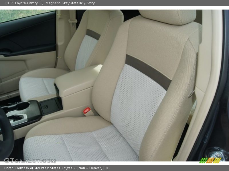 Magnetic Gray Metallic / Ivory 2012 Toyota Camry LE