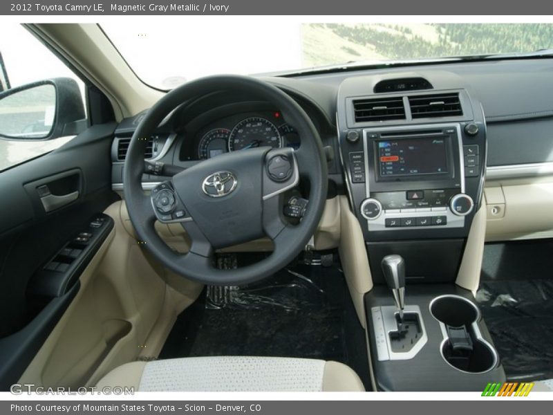 Magnetic Gray Metallic / Ivory 2012 Toyota Camry LE