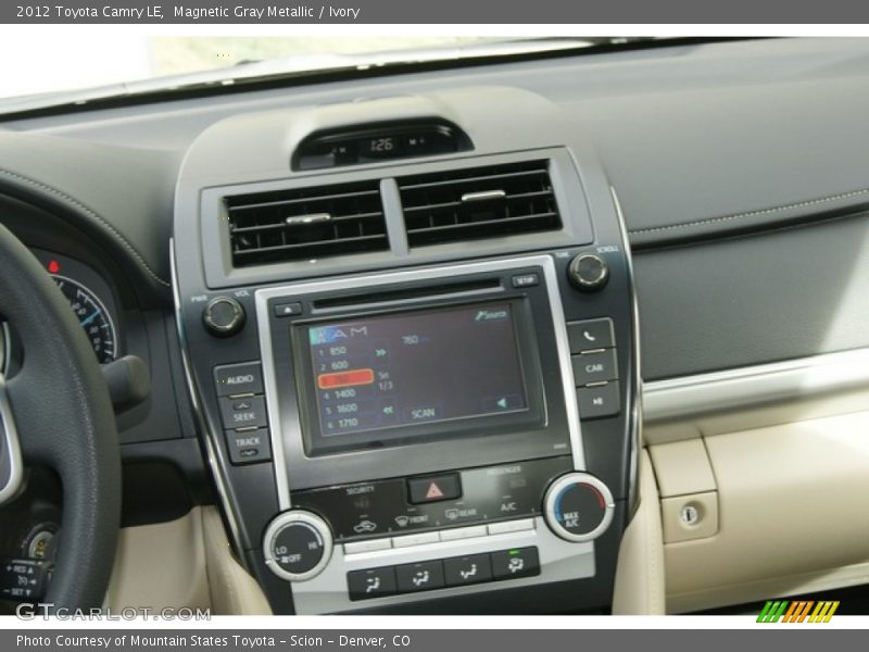 Magnetic Gray Metallic / Ivory 2012 Toyota Camry LE