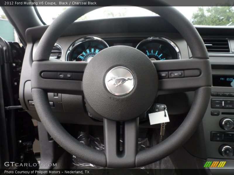 Black / Charcoal Black 2012 Ford Mustang V6 Coupe