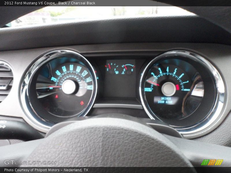 Black / Charcoal Black 2012 Ford Mustang V6 Coupe