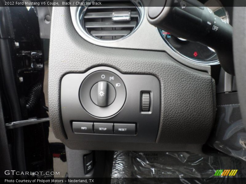 Black / Charcoal Black 2012 Ford Mustang V6 Coupe