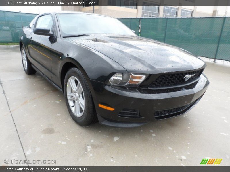 Black / Charcoal Black 2012 Ford Mustang V6 Coupe
