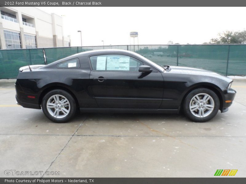 Black / Charcoal Black 2012 Ford Mustang V6 Coupe