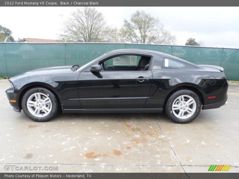 Black / Charcoal Black 2012 Ford Mustang V6 Coupe