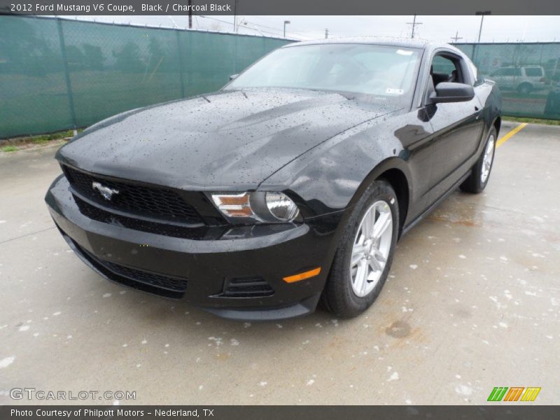 Black / Charcoal Black 2012 Ford Mustang V6 Coupe