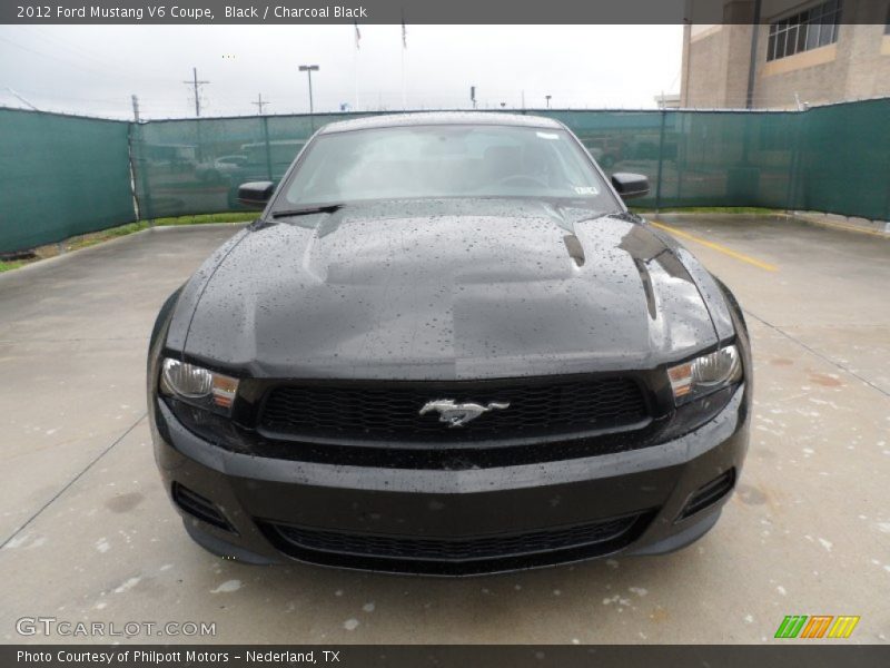 Black / Charcoal Black 2012 Ford Mustang V6 Coupe