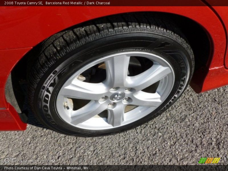 Barcelona Red Metallic / Dark Charcoal 2008 Toyota Camry SE
