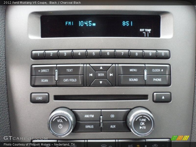 Black / Charcoal Black 2012 Ford Mustang V6 Coupe