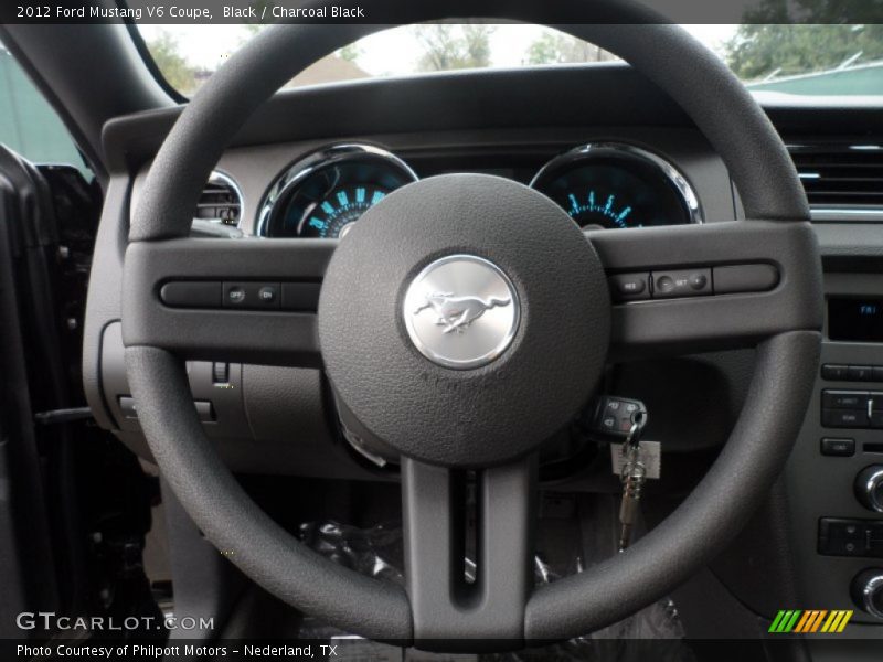 Black / Charcoal Black 2012 Ford Mustang V6 Coupe