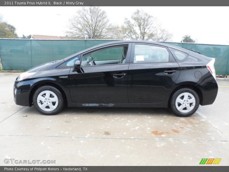 Black / Misty Gray 2011 Toyota Prius Hybrid II