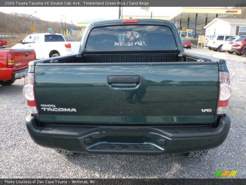 Timberland Green Mica / Sand Beige 2009 Toyota Tacoma V6 Double Cab 4x4