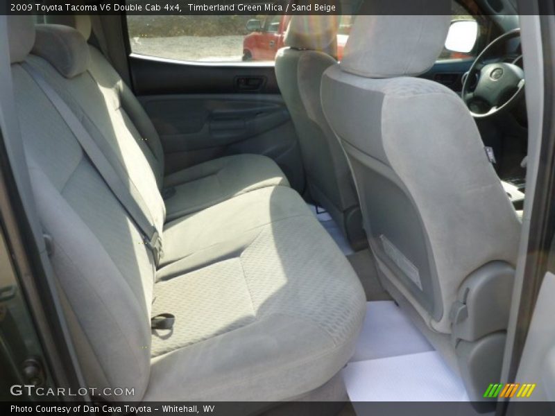 Timberland Green Mica / Sand Beige 2009 Toyota Tacoma V6 Double Cab 4x4